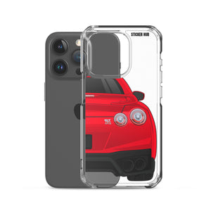 Solid Red R35 Nissan GTR - iPhone Case