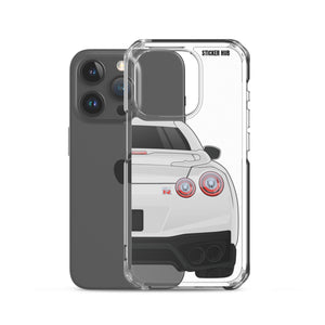 White R35 Nissan GTR - iPhone Case