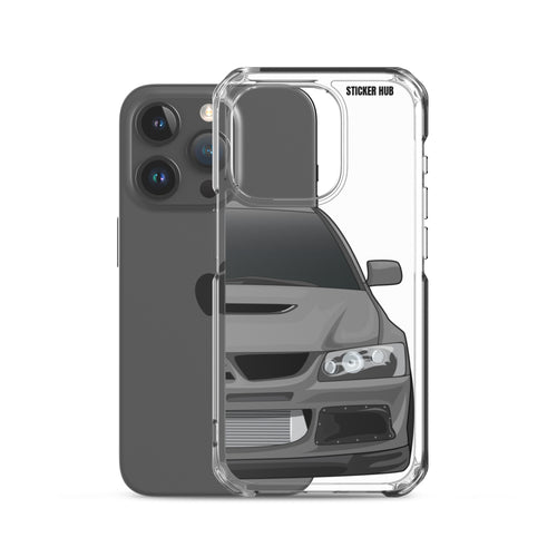 Gray Mitsubishi Evo - iPhone Case