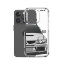 Load image into Gallery viewer, Silver Mitsubishi Evo - iPhone Case