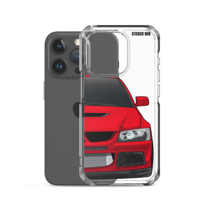 Red Mitsubishi Evo - iPhone Case