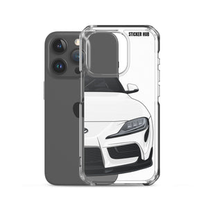 White MKV Toyota Supra - iPhone Case