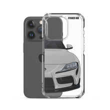 Load image into Gallery viewer, Silver MKV Toyota Supra - iPhone Case