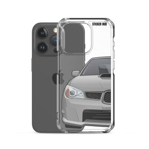 Crystal Grey 06-07 Subaru WRX STI - iPhone Case