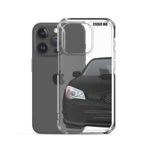 Black 06-07 Subaru WRX STI - iPhone Case