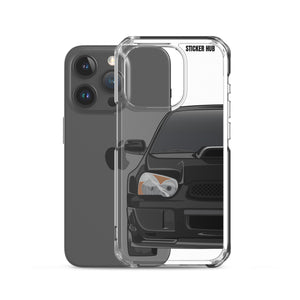 Black 03-05 Subaru WRX STI - iPhone Case