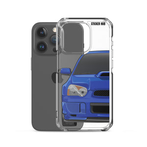 WR Blue Pearl 03-05 Subaru WRX STI - iPhone Case