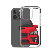 Load image into Gallery viewer, Lightning Red 15-17 Subaru WRX STI - iPhone Case