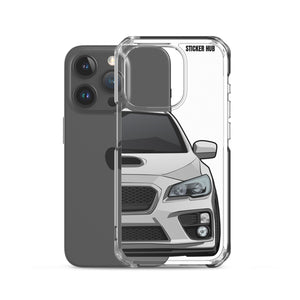 Silver 15-17 Subaru WRX STI - iPhone Case