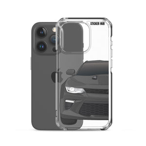 Gray 6th Gen Camaro SS - iPhone Case