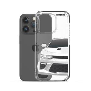 White 6th Gen Camaro SS - iPhone Case