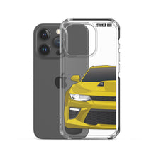 Load image into Gallery viewer, Yellow 6th Gen Camaro SS - iPhone Case