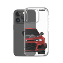 Load image into Gallery viewer, Garnet Red 6th Gen Camaro ZL1 1LE - iPhone Case