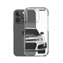 Load image into Gallery viewer, Silver 6th Gen Camaro ZL1 1LE - iPhone Case