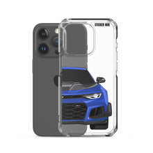 Load image into Gallery viewer, Hyper Blue 6th Gen Camaro ZL1 1LE - iPhone Case