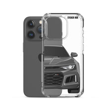 Load image into Gallery viewer, Gray 6th Gen Camaro ZL1 - iPhone Case