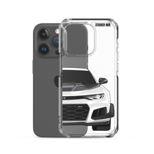 Load image into Gallery viewer, White 6th Gen Camaro ZL1 1LE - iPhone Case