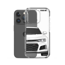 Load image into Gallery viewer, White 6th Gen Camaro ZL1 - iPhone Case