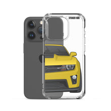 Load image into Gallery viewer, Rally Yellow 5th Gen Camaro ZL1 - iPhone Case