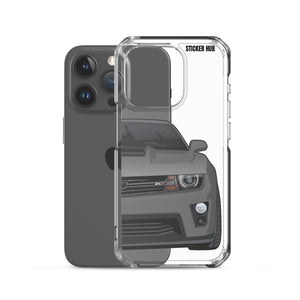 Ashen Grey 5th Gen Camaro ZL1 - iPhone Case