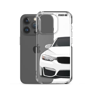 White BMW F80 - iPhone Case