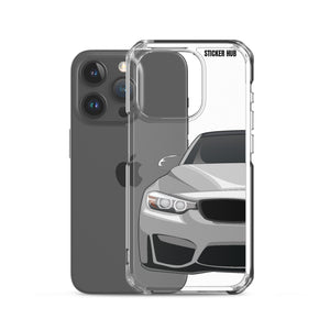 Silver BMW F80 - iPhone Case