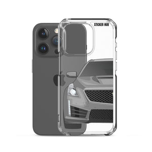 Silver Cadillac CTS-V - iPhone Case