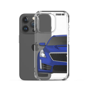 Wave Blue Cadillac CTS-V - iPhone Case