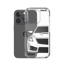 Load image into Gallery viewer, White Cadillac CTS-V - iPhone Case