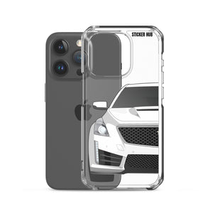 White Cadillac CTS-V - iPhone Case