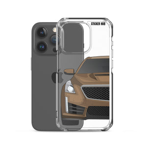 Bronze Sand Cadillac CTS-V - iPhone Case