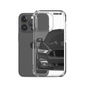 Black 15-17 Mustang 5.0 - iPhone Case