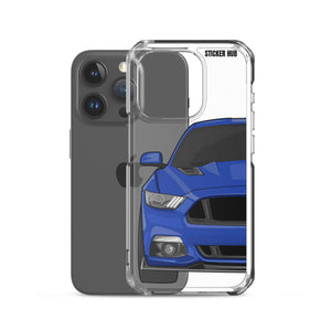 Deep Impact Blue 15-17 Mustang 5.0 - iPhone Case