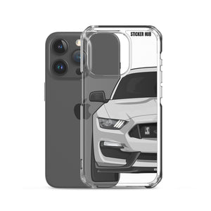 Silver Mustang GT350 - iPhone Case