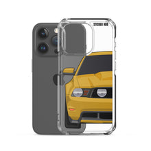 Load image into Gallery viewer, Yellow 11-12 Mustang 5.0 - iPhone Case