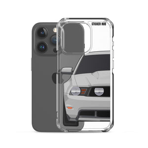 Silver 11-12 Mustang 5.0 - iPhone Case