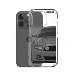 Gray 13-14 Mustang 5.0 - iPhone Case