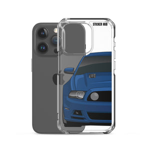 Kona Blue 13-14 Mustang 5.0 - iPhone Case