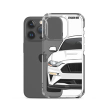 Load image into Gallery viewer, White 18-21 Mustang 5.0 - iPhone Case