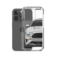 Load image into Gallery viewer, Silver 18-21 Mustang 5.0 - iPhone Case