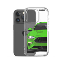 Load image into Gallery viewer, Green 18-21 Mustang 5.0 iPhone Case