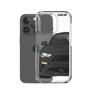 Black 18-21 Mustang 5.0 - iPhone Case