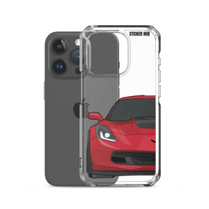 Torch Red C7 Corvette Z06 - iPhone Case