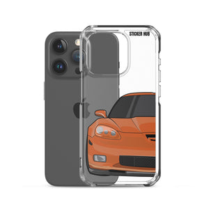 Atomic Orange C6 Corvette Z06 - iPhone Case