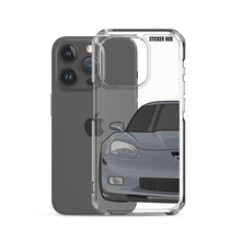 Load image into Gallery viewer, Cyber Gray C6 Corvette Z06 - iPhone Case