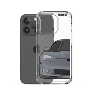 Cyber Gray C6 Corvette Z06 - iPhone Case