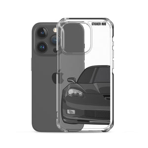 Black C6 Corvette Z06 - iPhone Case