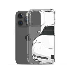 White C5 Corvette Z06 - iPhone Case