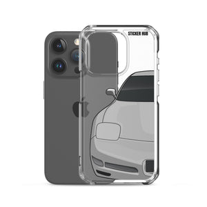 Silver C5 Corvette Z06 - iPhone Case