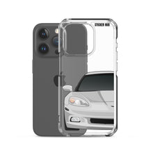 Load image into Gallery viewer, Silver C6 Corvette - iPhone Case